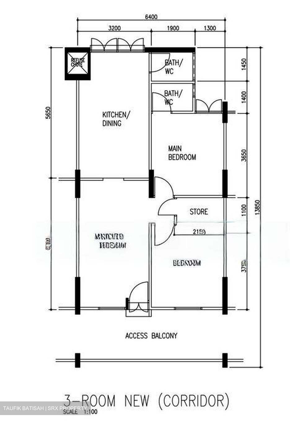 Blk 109 Fengshan Estate (Bedok), HDB 3 Rooms #454662681